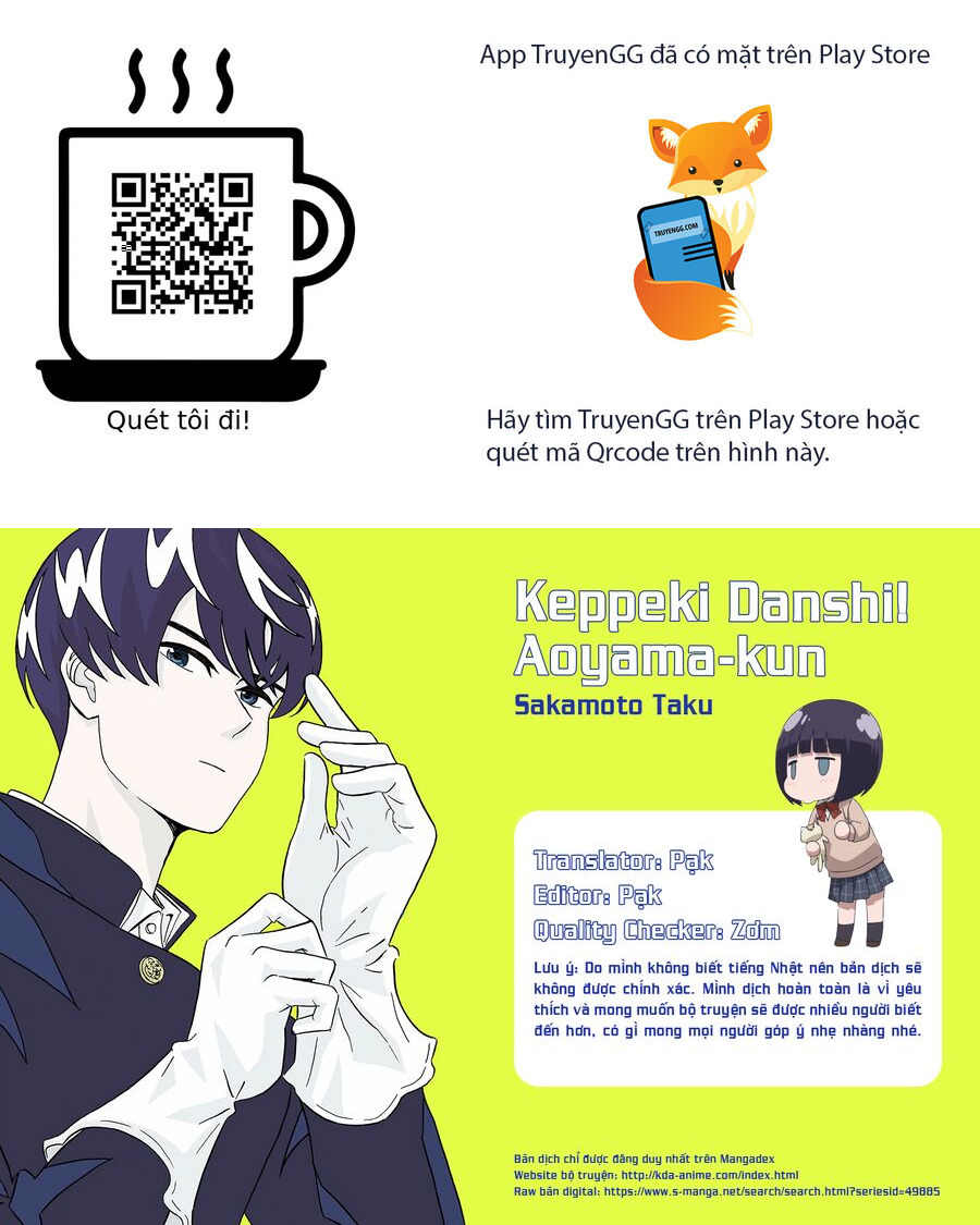 Chàng Trai Sạch Sẽ! Aoyama-Kun Chapter 31 - Trang 2