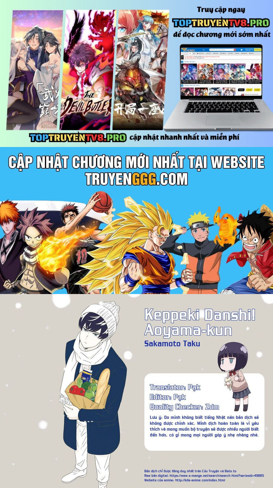 Chàng Trai Sạch Sẽ! Aoyama-Kun Chapter 52 - Trang 2