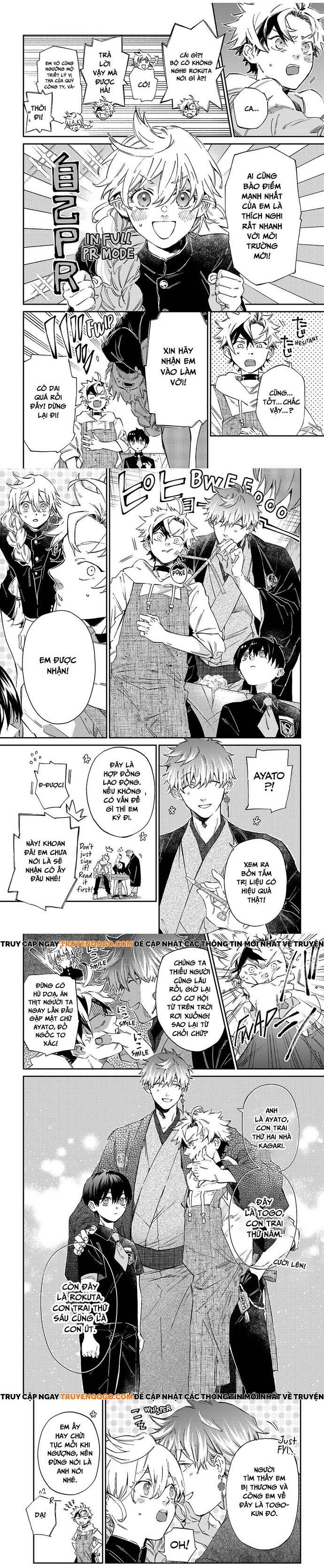 Gia Đình Quái Vật Kagari Chapter 1 - Trang 2