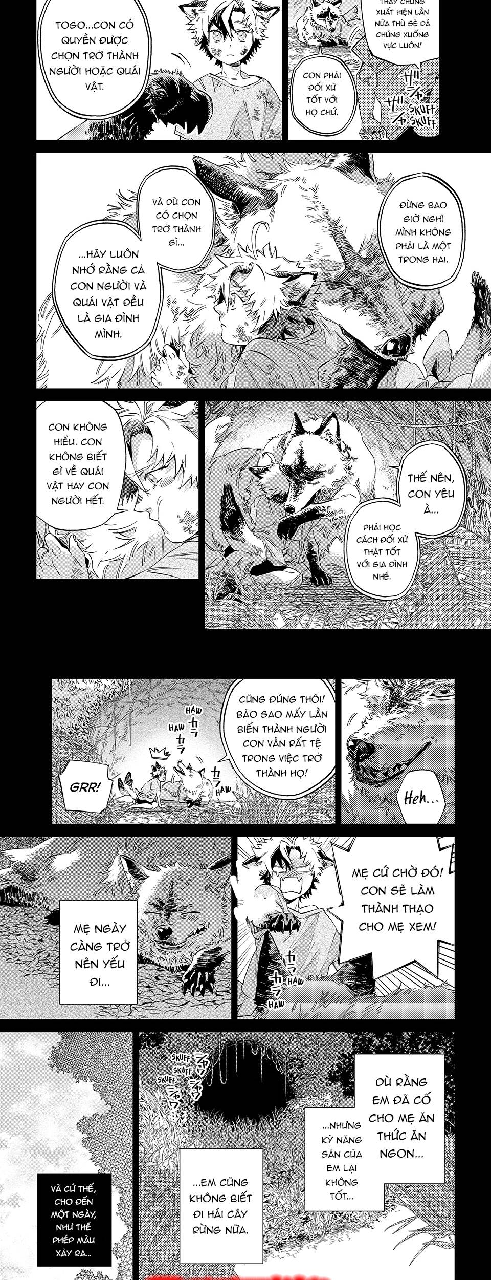 Gia Đình Quái Vật Kagari Chapter 18.1 - Trang 2