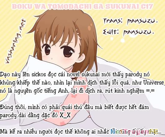Boku Wa Tomodachi Ga Sukunai Chapter 17 - Trang 2