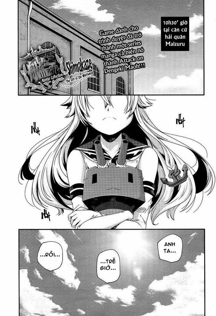 Kantai Collection – Shimakaze Tsumujikaze No Shoujo Chapter 1 - Trang 2