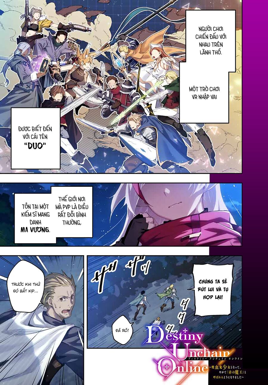 Destiny Unchain Online: Bị Biến Thành Thiếu Nữ Ma Cà Rồng, Tôi Được Biết Đến Với Tên Gọi Chapter 1 - Trang 2