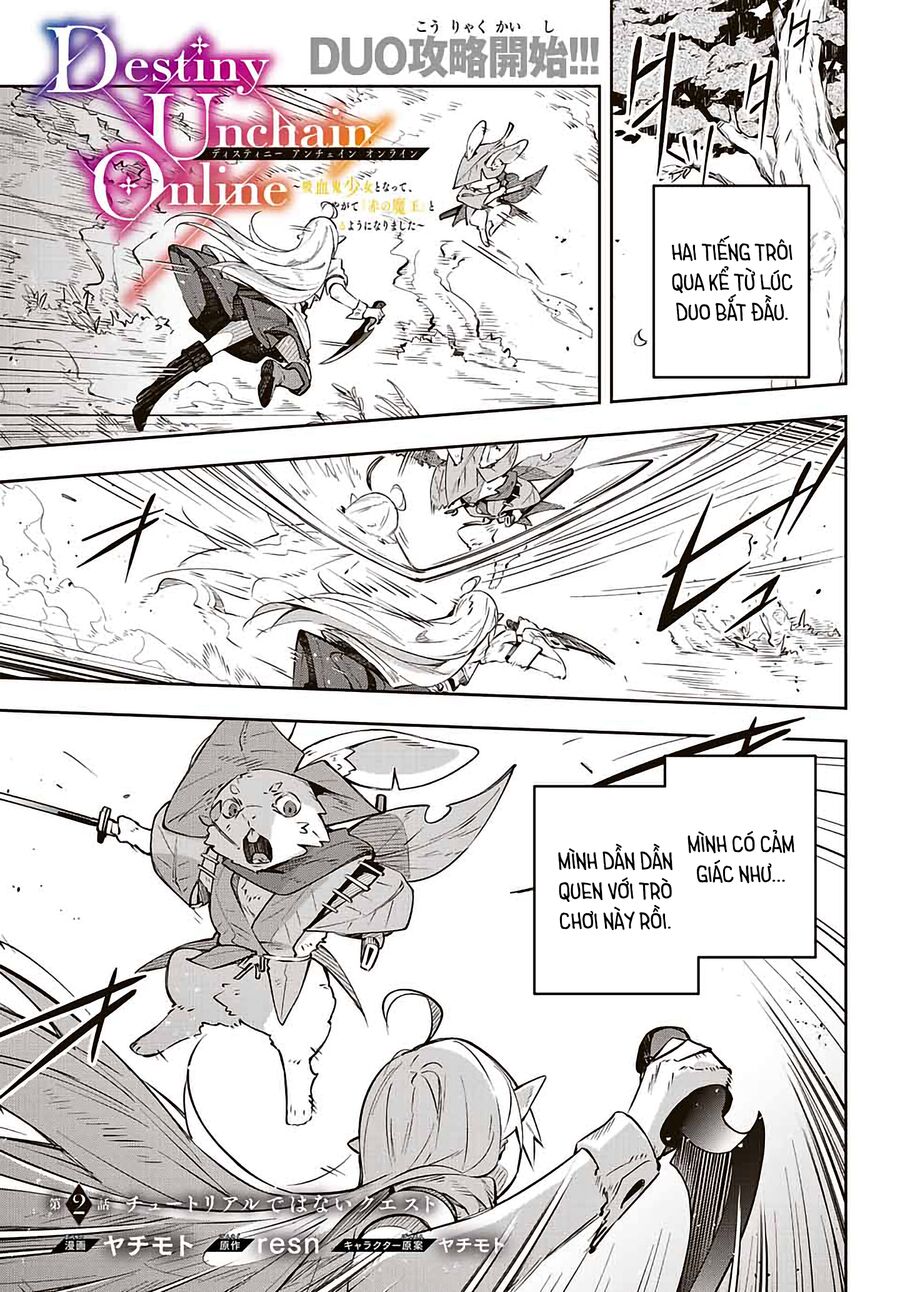 Destiny Unchain Online: Bị Biến Thành Thiếu Nữ Ma Cà Rồng, Tôi Được Biết Đến Với Tên Gọi Chapter 2 - Trang 2