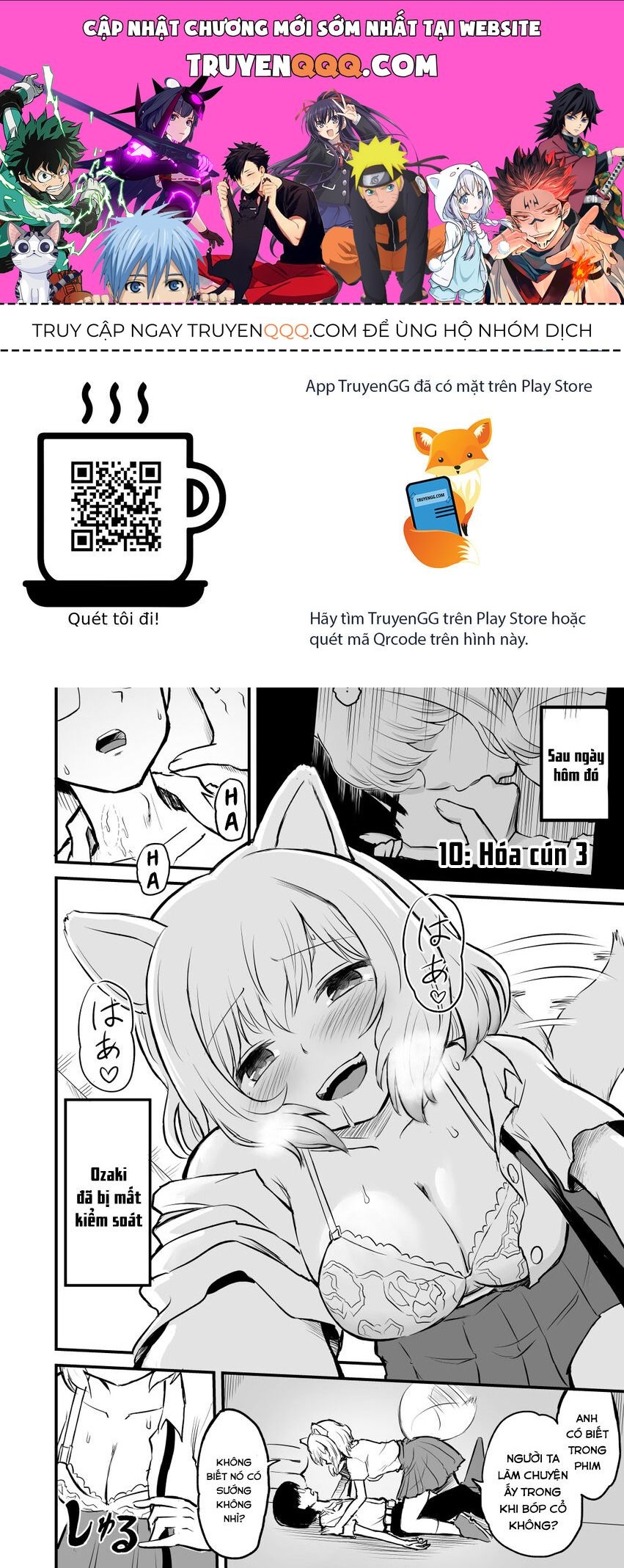 Higawari Shippo No Ozaki-Chan Chapter 10 - Trang 2