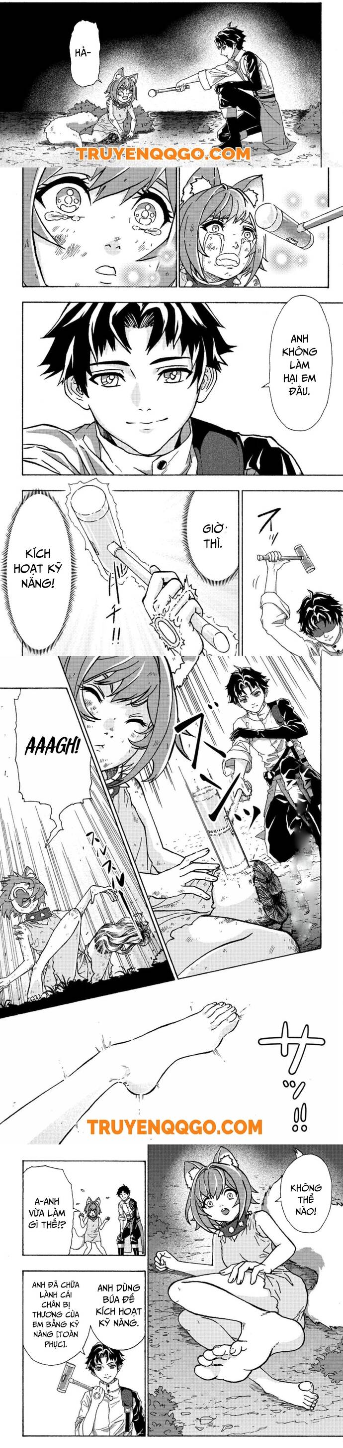 Thợ Rèn Bị Lưu Đày Dùng Kỹ Năng Gian Lận Để Rèn Huyền Thoại: Bị Vị Hôn Thê Đuổi Khỏi Cửa Tiệm, Nhưng Giờ Anh Ấy Hạnh Phúc Hơn Khi Được Tự Do Chế Tạo Chapter 2 - Trang 2