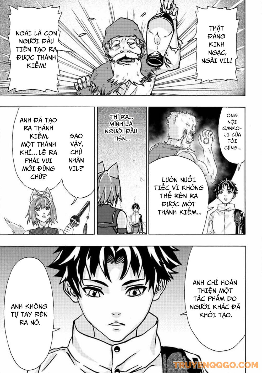 Thợ Rèn Bị Lưu Đày Dùng Kỹ Năng Gian Lận Để Rèn Huyền Thoại: Bị Vị Hôn Thê Đuổi Khỏi Cửa Tiệm, Nhưng Giờ Anh Ấy Hạnh Phúc Hơn Khi Được Tự Do Chế Tạo Chapter 4 - Trang 2