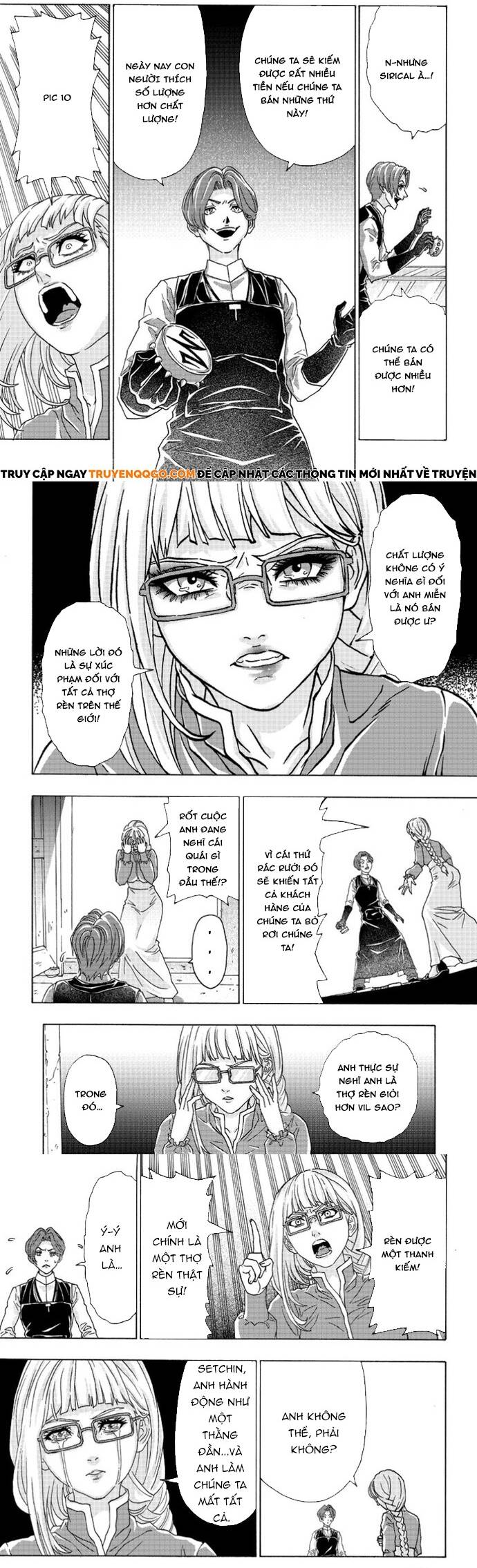 Thợ Rèn Bị Lưu Đày Dùng Kỹ Năng Gian Lận Để Rèn Huyền Thoại: Bị Vị Hôn Thê Đuổi Khỏi Cửa Tiệm, Nhưng Giờ Anh Ấy Hạnh Phúc Hơn Khi Được Tự Do Chế Tạo Chapter 7 - Trang 2