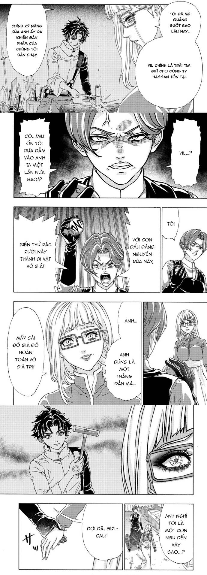 Thợ Rèn Bị Lưu Đày Dùng Kỹ Năng Gian Lận Để Rèn Huyền Thoại: Bị Vị Hôn Thê Đuổi Khỏi Cửa Tiệm, Nhưng Giờ Anh Ấy Hạnh Phúc Hơn Khi Được Tự Do Chế Tạo Chapter 7 - Trang 2