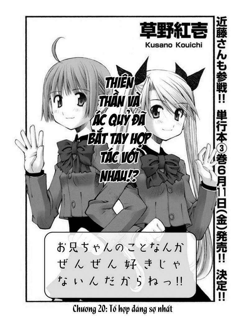 Oniichan No Koto Nanka Zenzen Suki Ja Nai N Da Kara Ne!! Chapter 20 - Trang 2