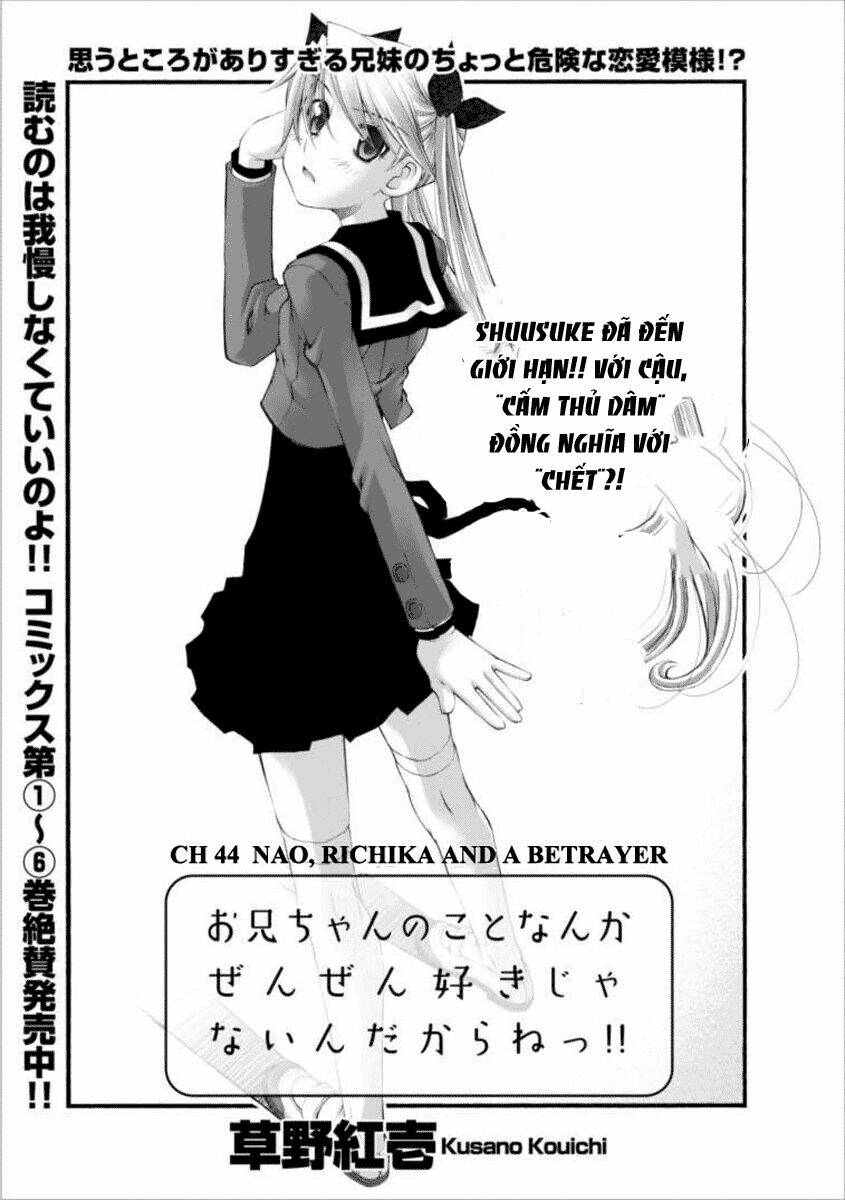 Oniichan No Koto Nanka Zenzen Suki Ja Nai N Da Kara Ne!! Chapter 44 - Trang 2
