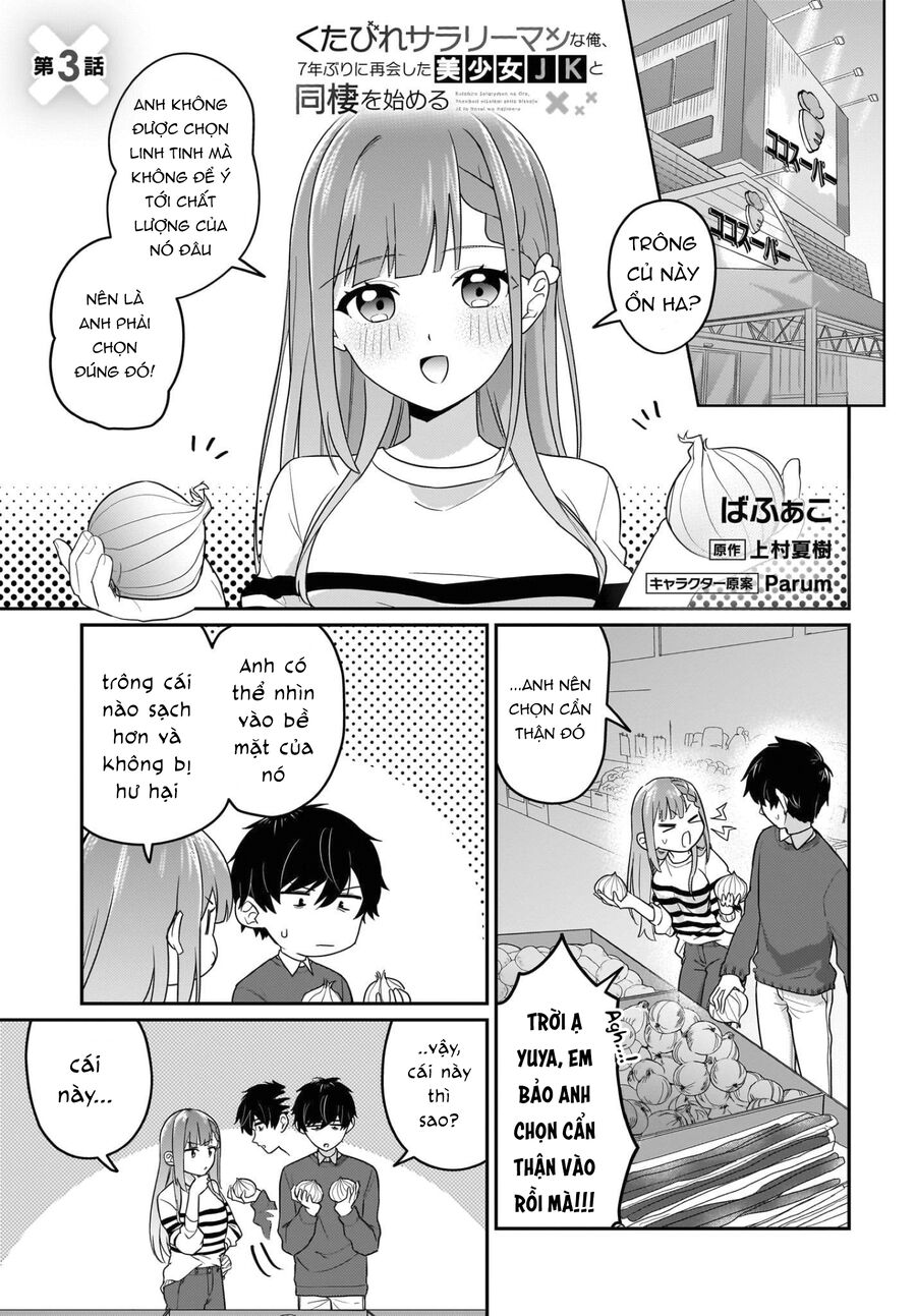 Kutabire Salarymen No Ore, 7Nenburi Ni Saikai Shita Bishoujo Jk To Dosei Wo Hajimaru Chapter 3 - Trang 2