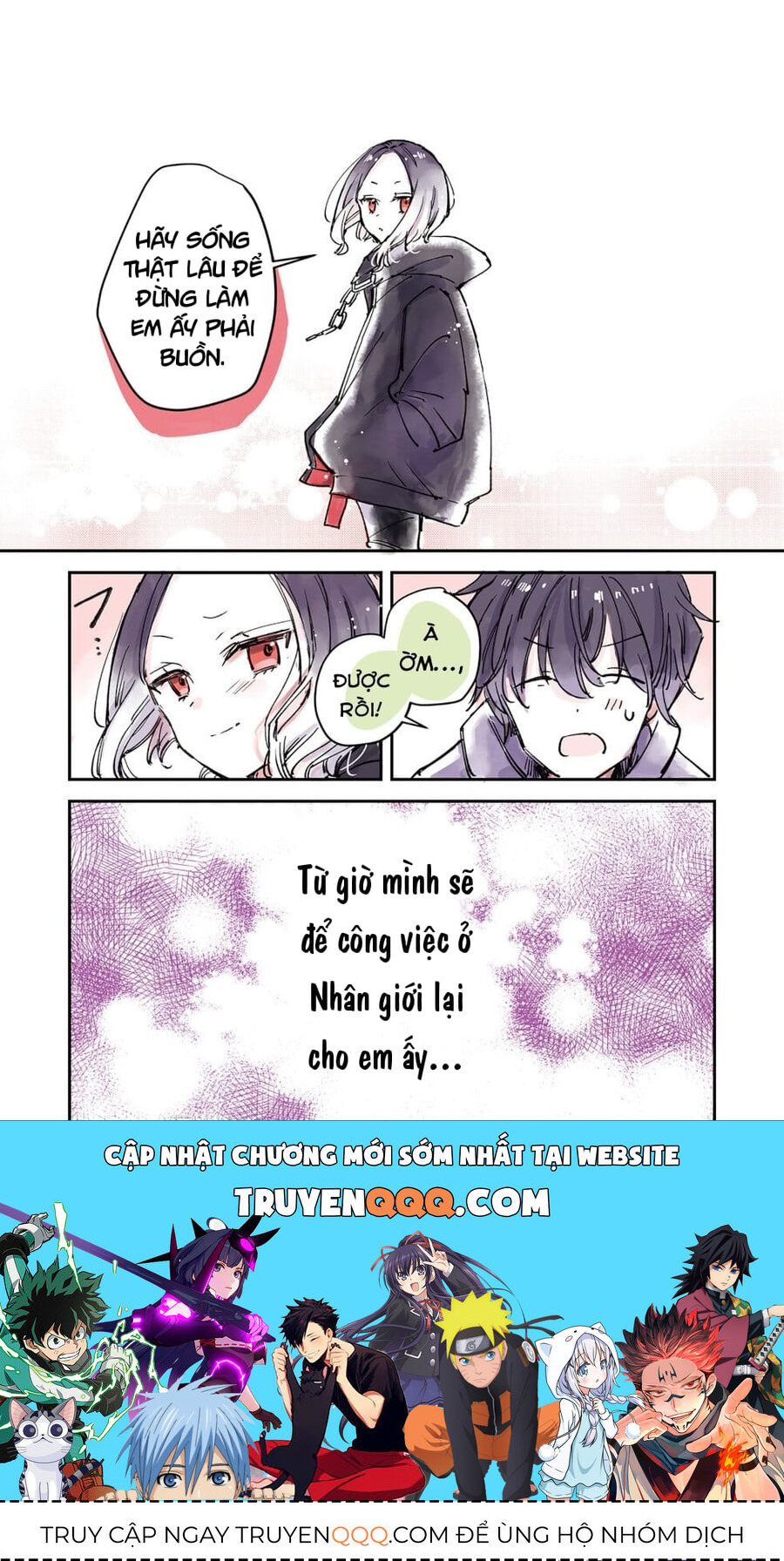 Thần Chết Trót Đem Trọn Tình Yêu Với Một Con Người. Chapter 7 - Trang 2