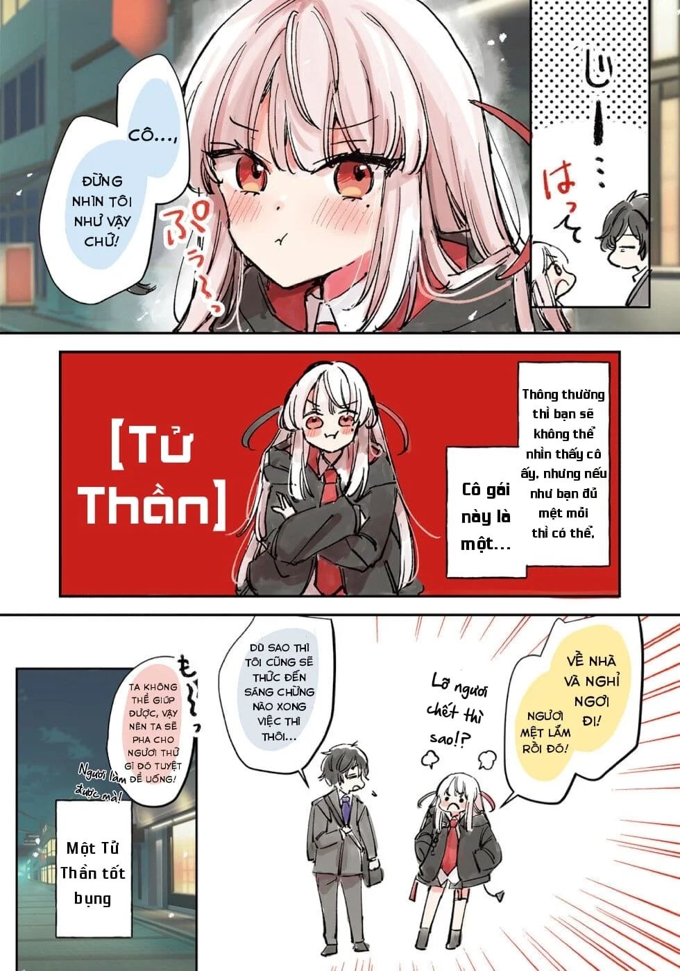 Thần Chết Trót Đem Trọn Tình Yêu Với Một Con Người. Chapter 9 - Trang 2