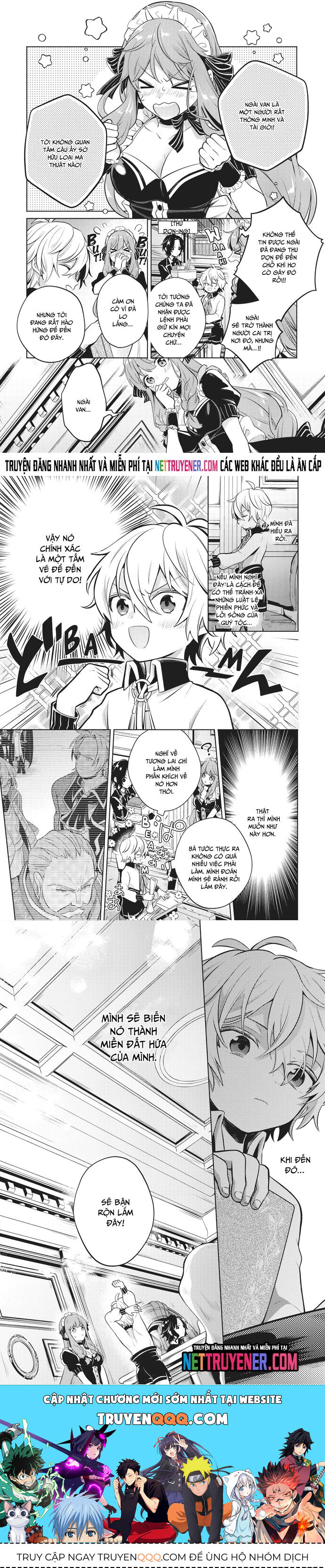 Okiraku Ryoushu No Tanoshii Ryouchi Bouei Chapter 3 - Trang 2