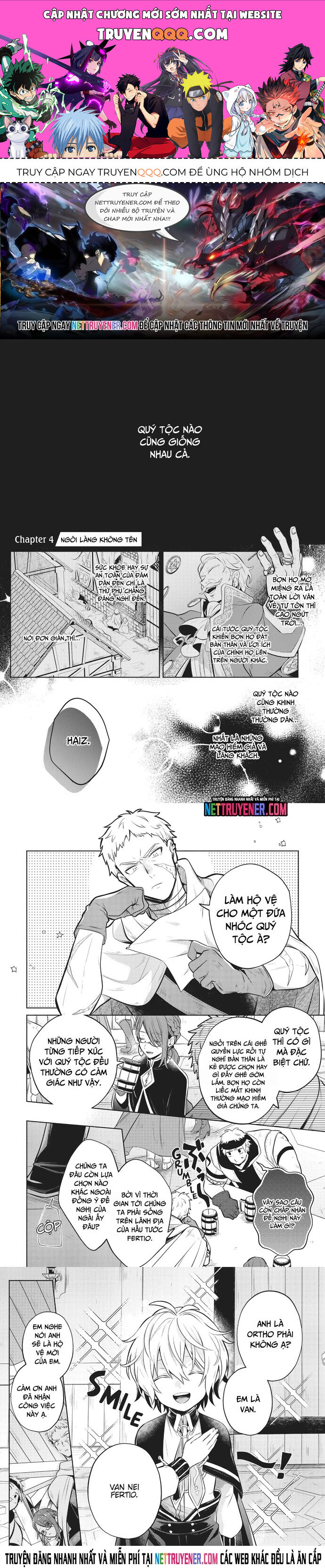 Okiraku Ryoushu No Tanoshii Ryouchi Bouei Chapter 4 - Trang 2