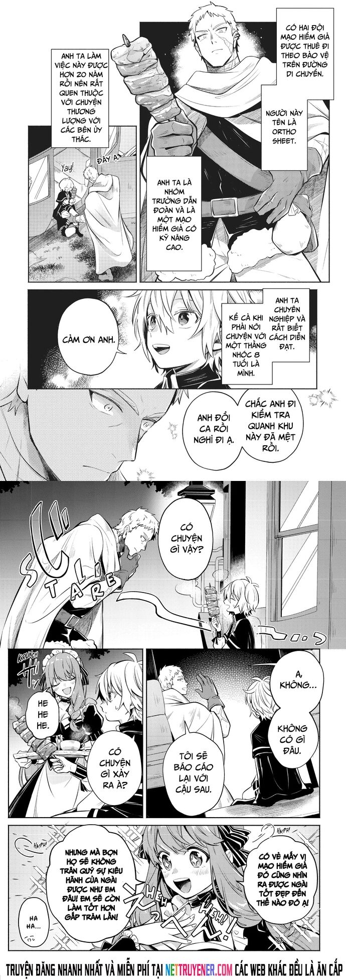 Okiraku Ryoushu No Tanoshii Ryouchi Bouei Chapter 4 - Trang 2