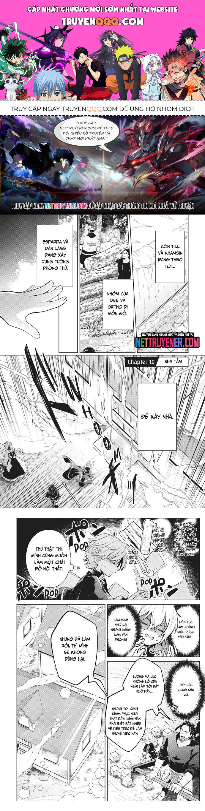 Okiraku Ryoushu No Tanoshii Ryouchi Bouei Chapter 10 - Trang 2