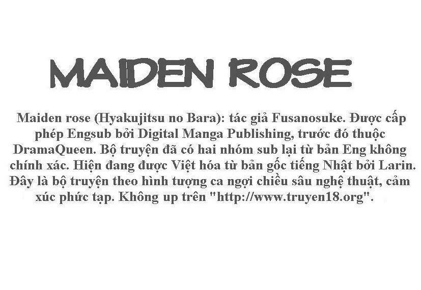 Maiden Rose-Special Chapter 1 - Trang 2