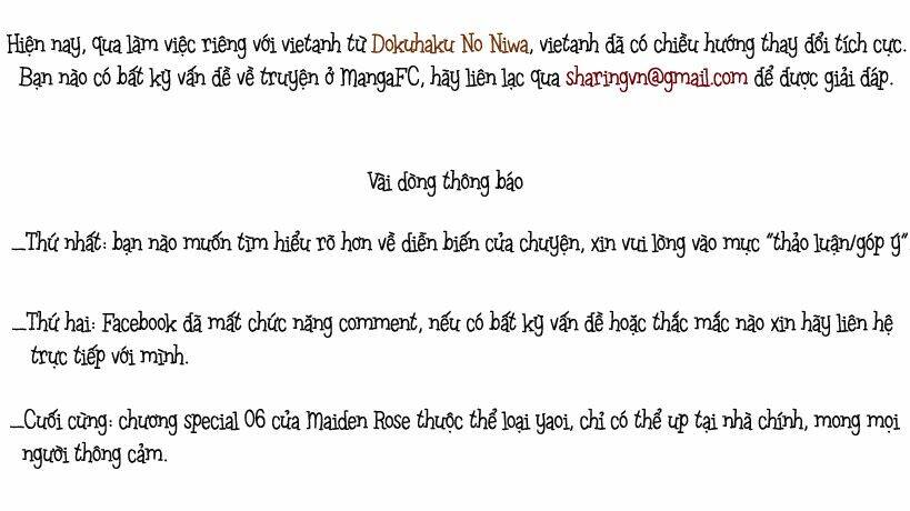 Maiden Rose-Special Chapter 6 - Trang 2