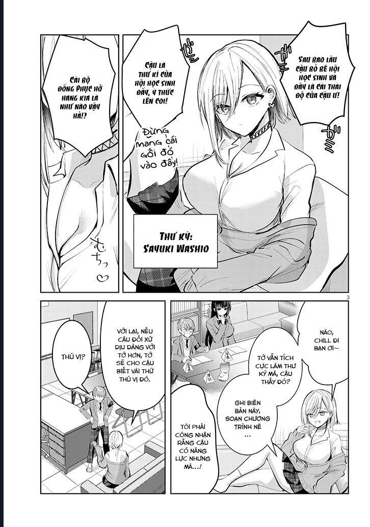 Kotowarenai Kaichou Wa Tomoe-Kun Ni Dake Shite Agetai Chapter 4 - Trang 2