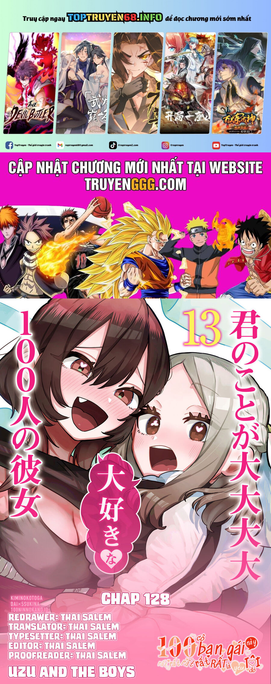 Kimi No Koto Ga Dai Dai Dai Dai Daisuki Na 100-Nin No Kanojo Chapter 128 - Trang 2