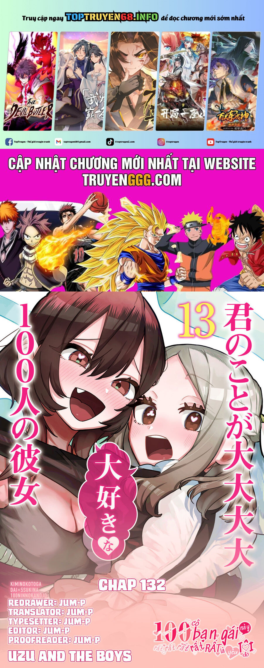 Kimi No Koto Ga Dai Dai Dai Dai Daisuki Na 100-Nin No Kanojo Chapter 132 - Trang 2