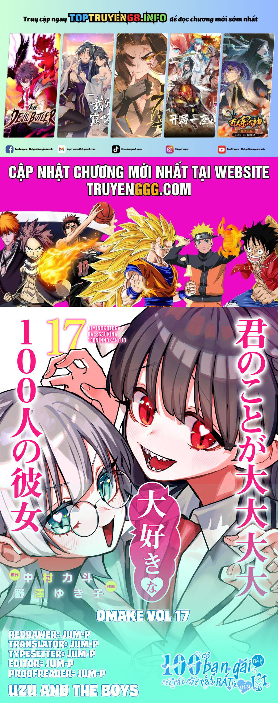 Kimi No Koto Ga Dai Dai Dai Dai Daisuki Na 100-Nin No Kanojo Chapter 149.5 - Trang 2