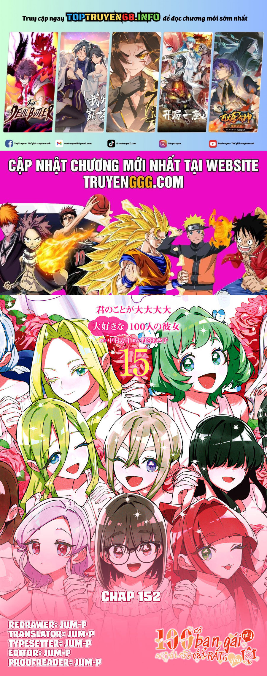 Kimi No Koto Ga Dai Dai Dai Dai Daisuki Na 100-Nin No Kanojo Chapter 152 - Trang 2