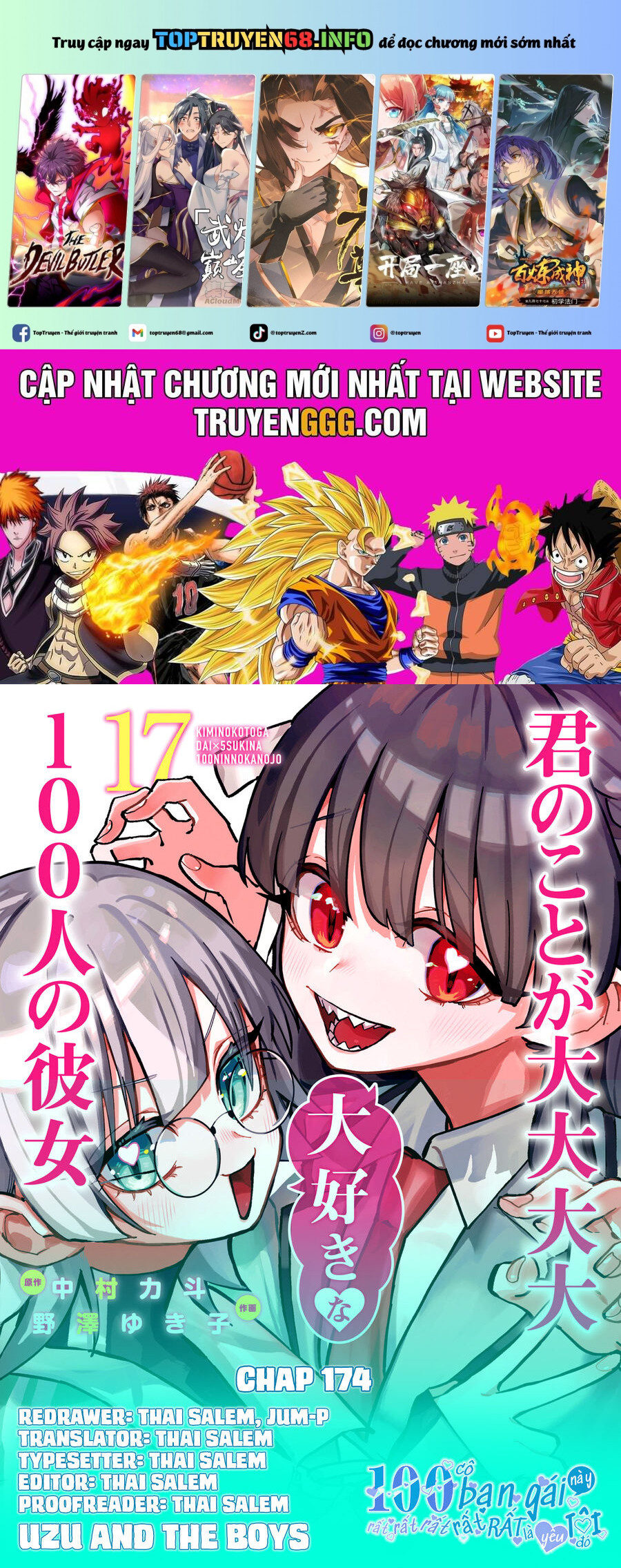 Kimi No Koto Ga Dai Dai Dai Dai Daisuki Na 100-Nin No Kanojo Chapter 174 - Trang 2