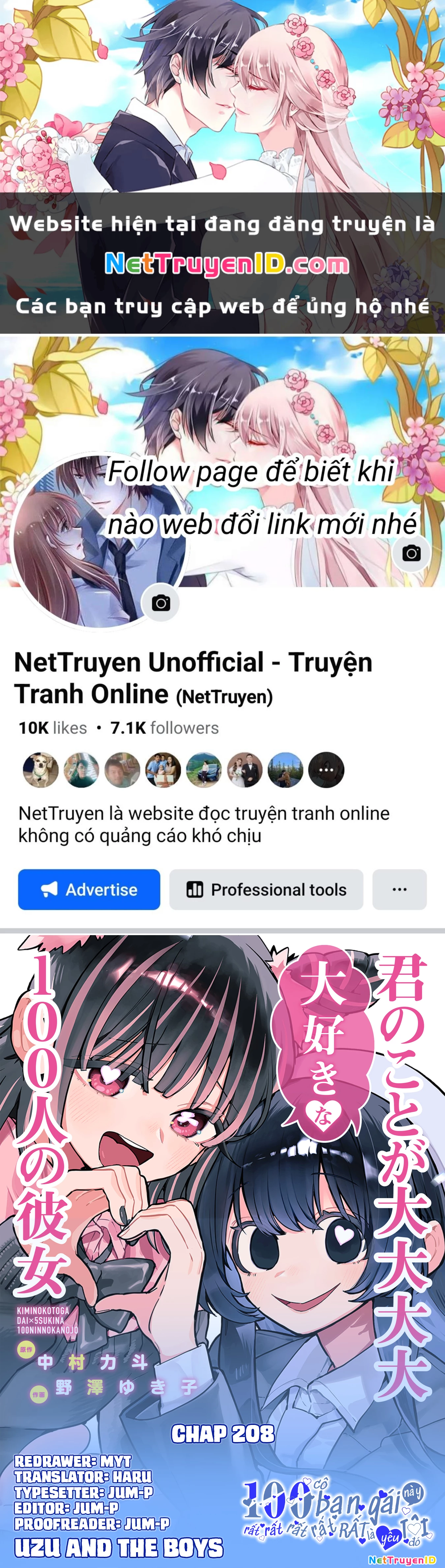 Kimi No Koto Ga Dai Dai Dai Dai Daisuki Na 100-Nin No Kanojo Chapter 208 - Trang 2