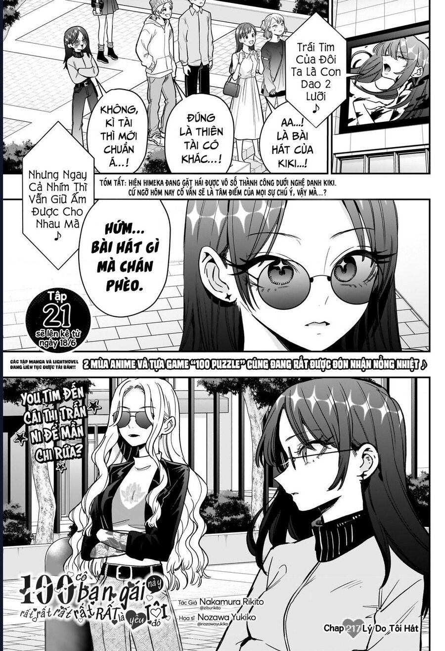 Kimi No Koto Ga Dai Dai Dai Dai Daisuki Na 100-Nin No Kanojo Chapter 217 - Trang 2