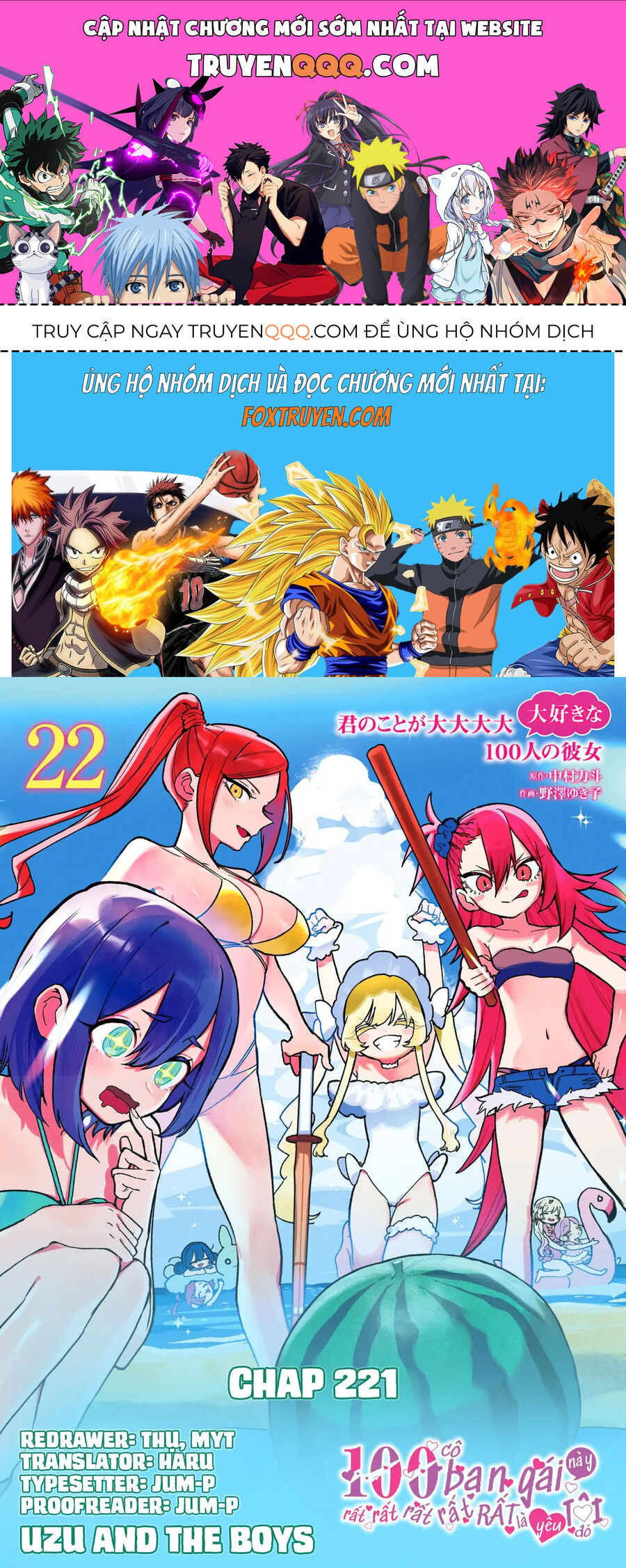 Kimi No Koto Ga Dai Dai Dai Dai Daisuki Na 100-Nin No Kanojo Chapter 221 - Trang 2