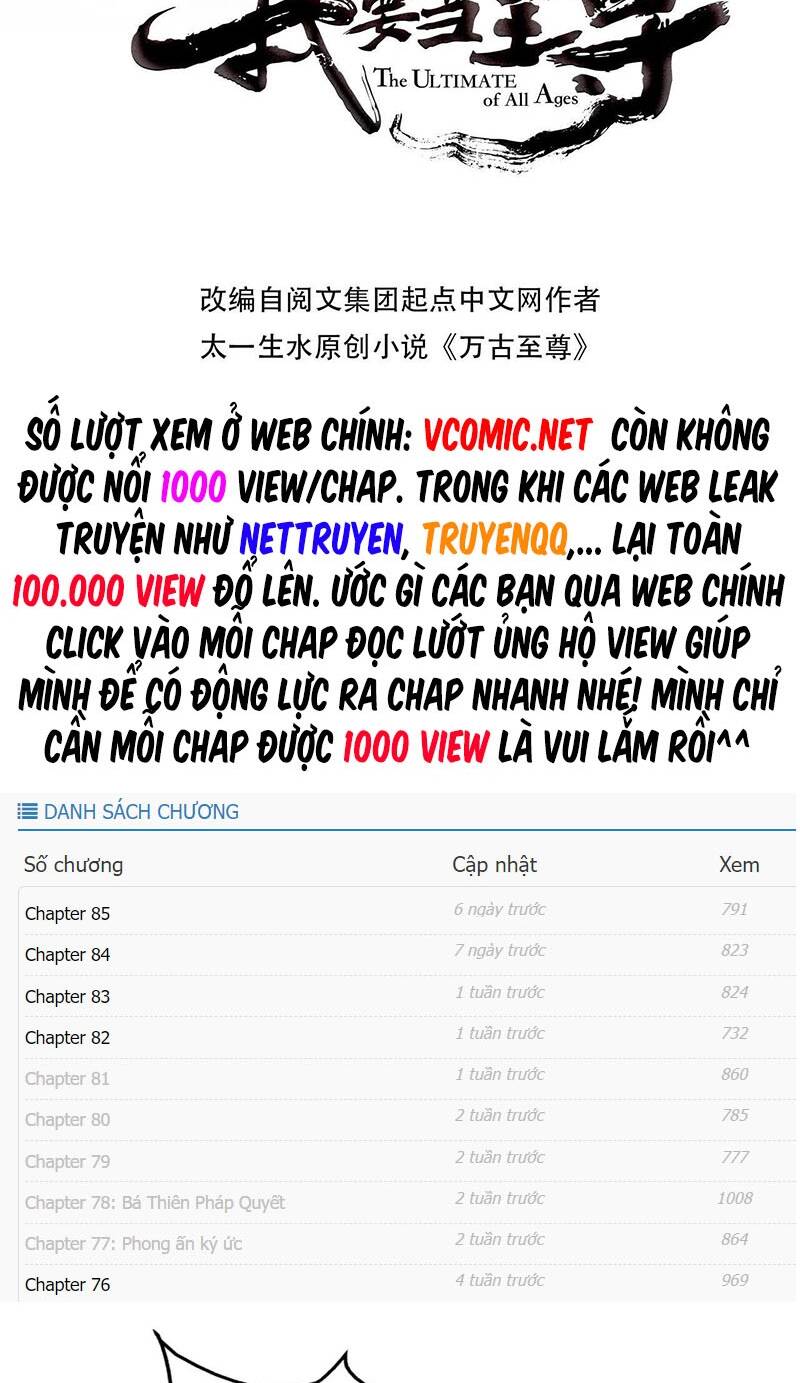 Vạn Cổ Chí Tôn Chapter 154 - Trang 2