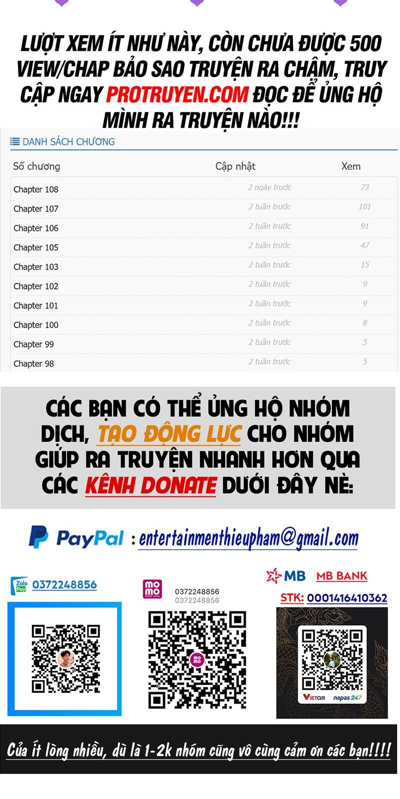 Vạn Cổ Chí Tôn Chapter 235 - Trang 2