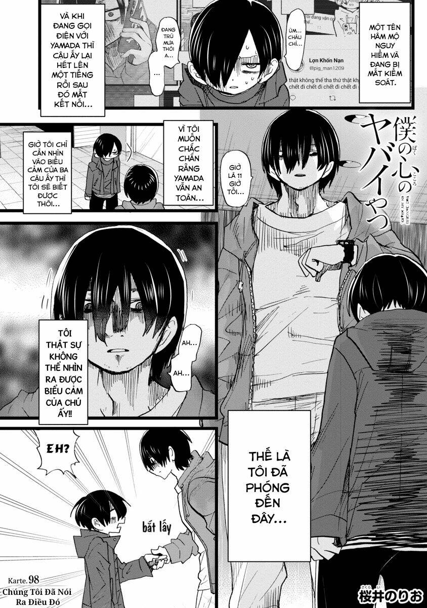 Boku No Kokoro No Yabai Yatsu Chapter 98 - Trang 2