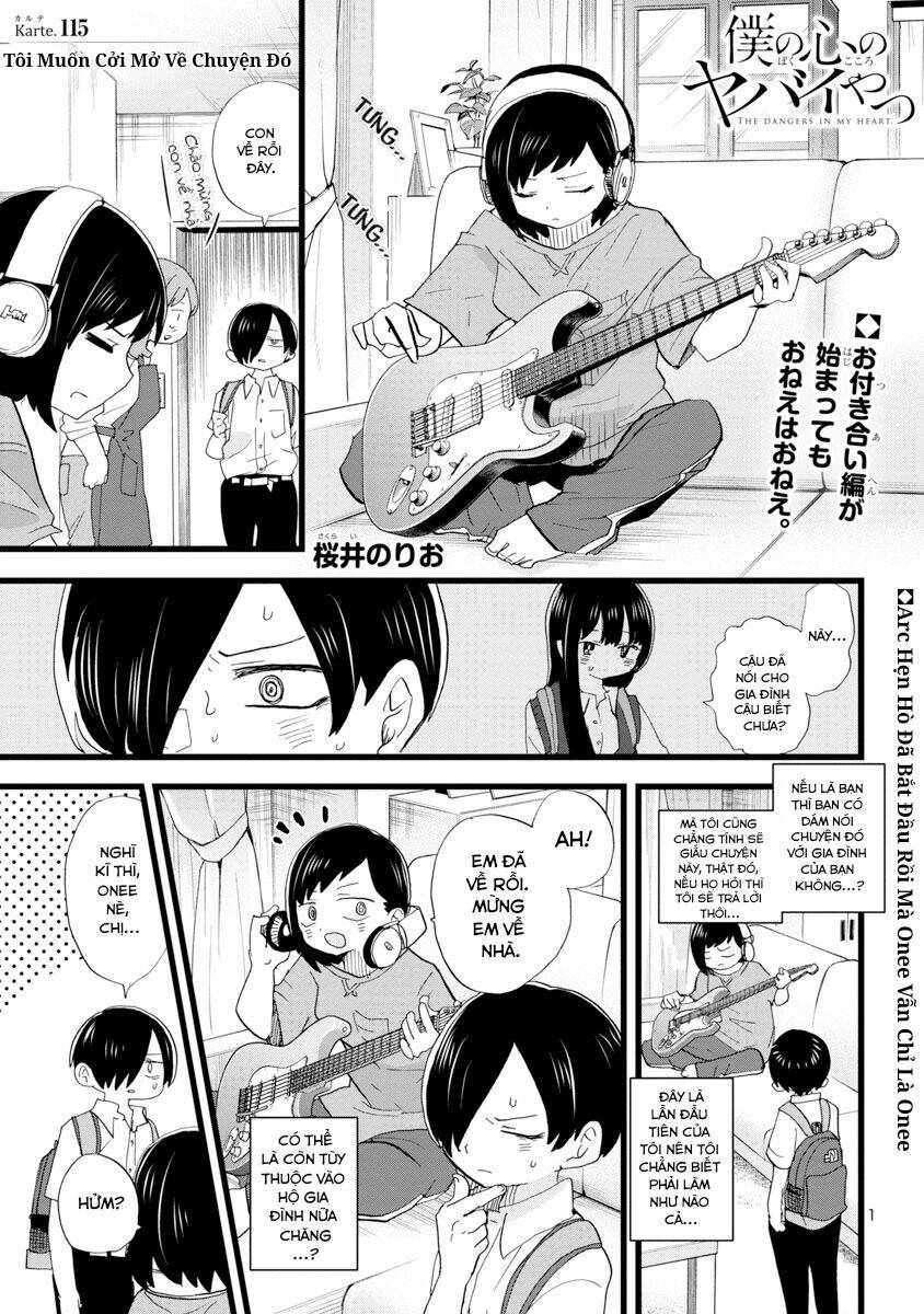 Boku No Kokoro No Yabai Yatsu Chapter 115 - Trang 2