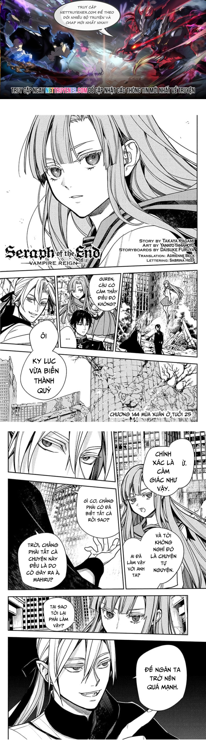 Owari No Seraph Chapter 144 - Trang 2