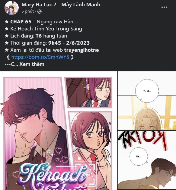 Tình Yêu Trong Sáng Chapter 65.2 - Trang 2