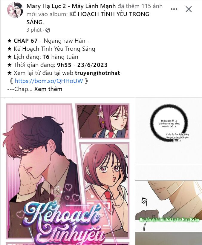 Tình Yêu Trong Sáng Chapter 67.1 - Trang 2
