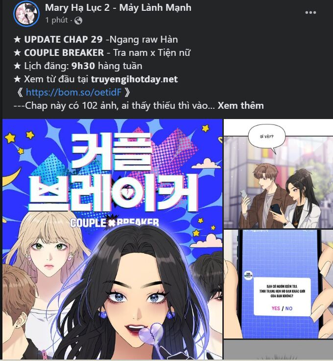 Tình Yêu Trong Sáng Chapter 68.1 - Trang 2