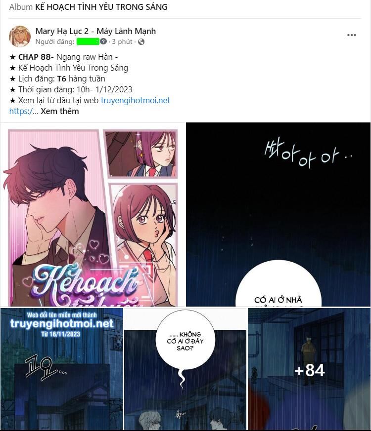 Tình Yêu Trong Sáng Chapter 88.1 - Trang 2