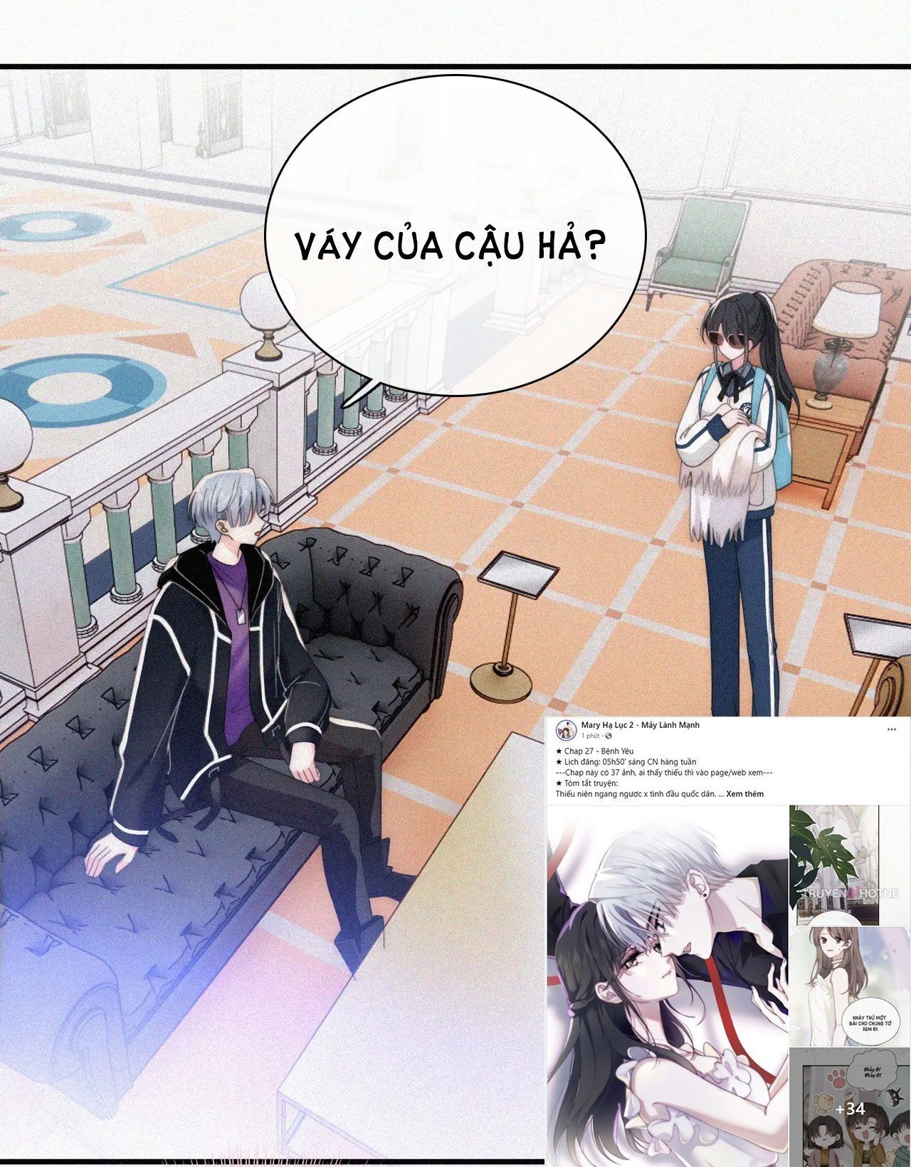 Bá Vương Sủng Ái Cô Vợ Mù Chapter 27.2 - Trang 2