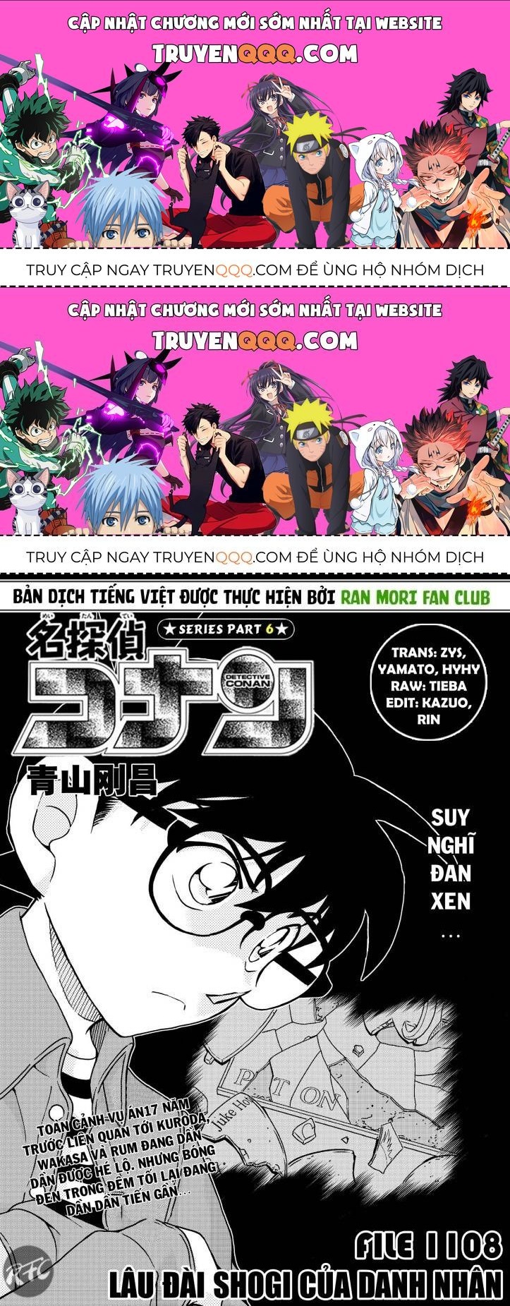 Thám Tử Conan Chapter 1108.2 - Trang 2