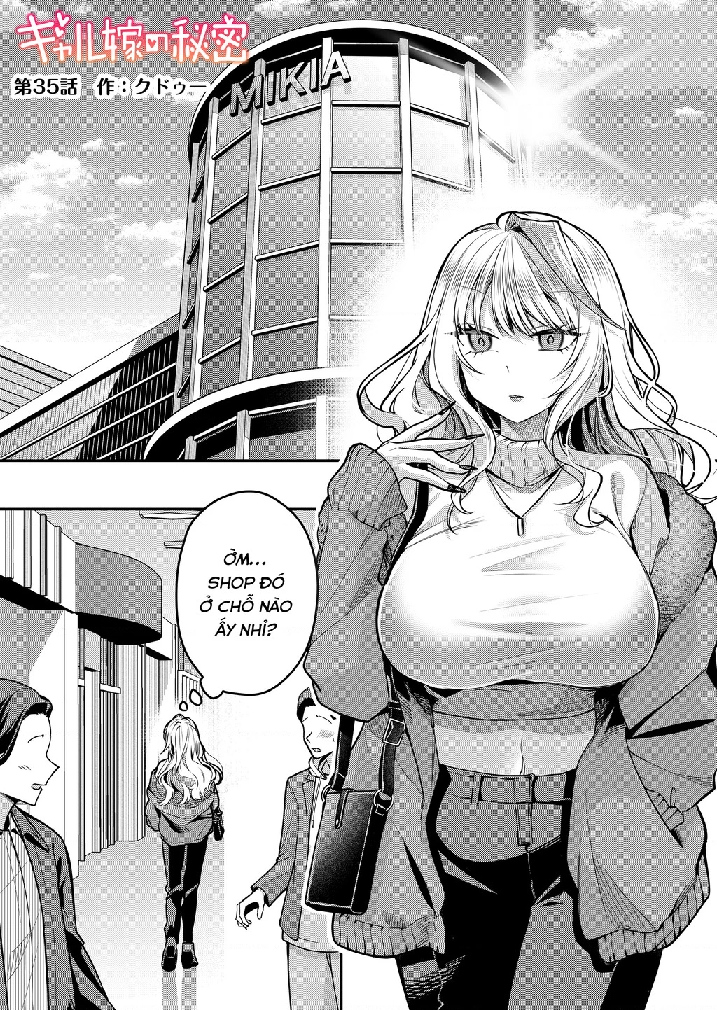 Bí Mật Của Cô Vợ Gyaru Chapter 35 - Trang 2