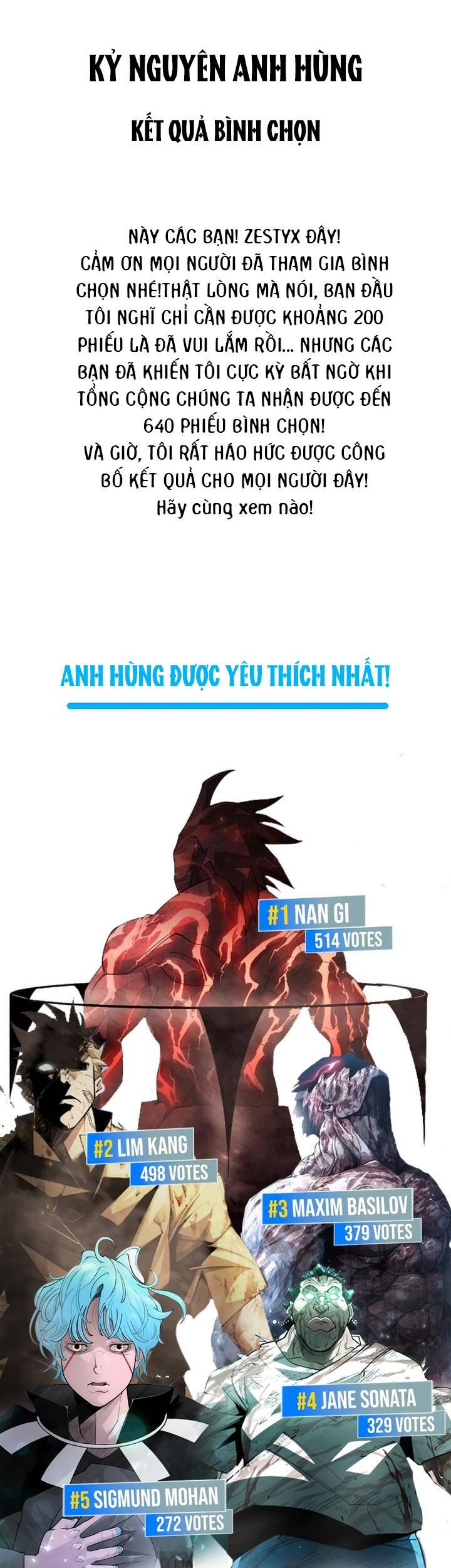 Kĩ Nguyên Của Anh Hùng Chapter 187.5 - Trang 2