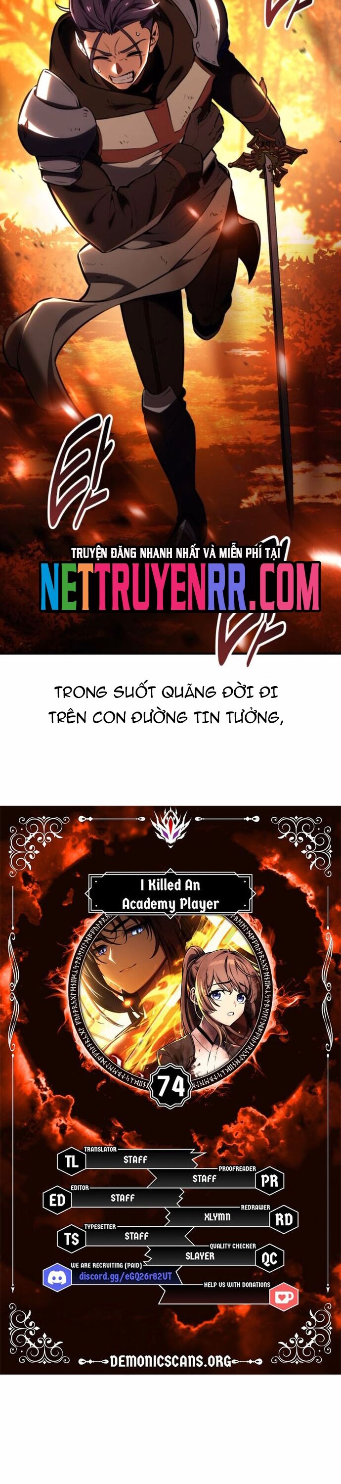 Tôi Đã Giết Tuyển Thủ Học Viện Chapter 74 - Trang 2