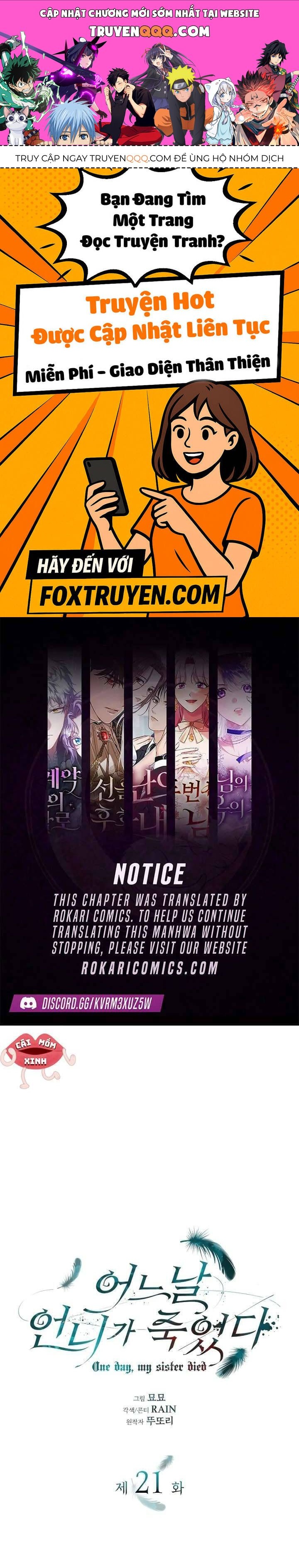 VàO NgàY Mà Chị GáI Tôi Qua ĐờI Chapter 21 - Trang 2