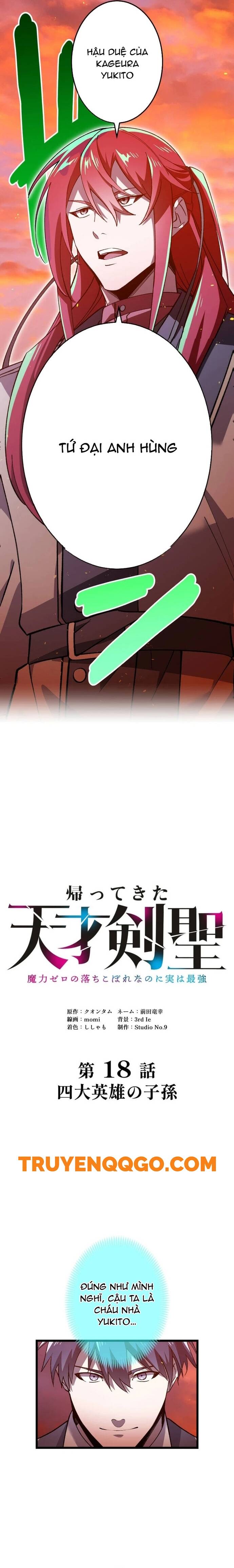 Thánh Kiếm Trùng Sinh Chapter 18 - Trang 2