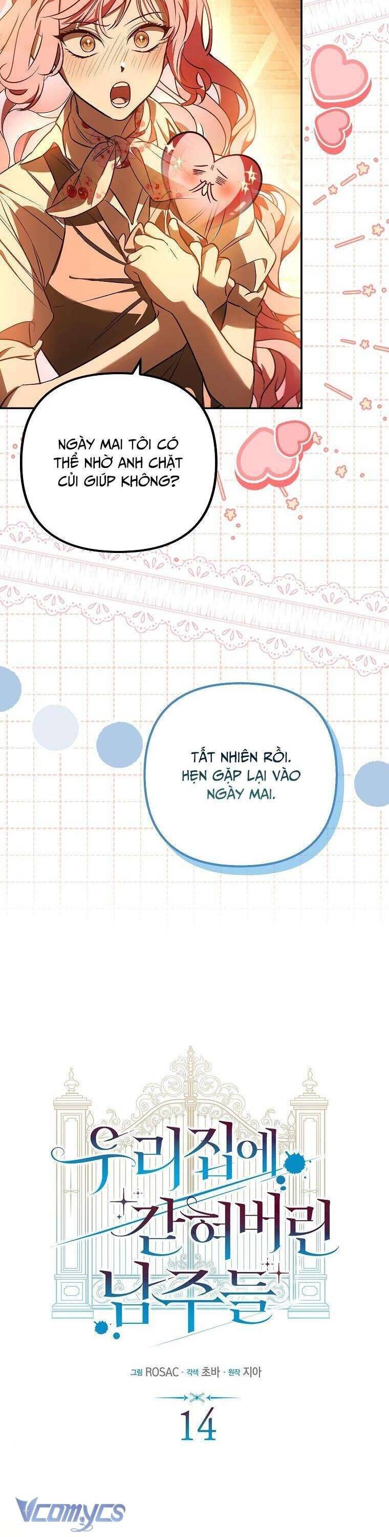 Các Nam Chính Bị Mắc Kẹt Trong Nhà Tôi Chapter 14 - Trang 2